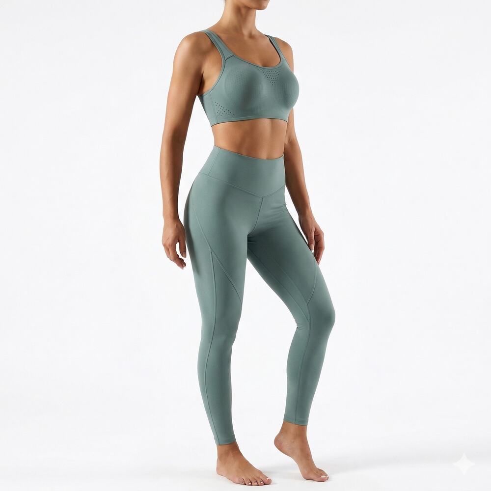 Victoria's Secret Padded Sports Bra 34C & Stretch Leggings Size S NEW women $120